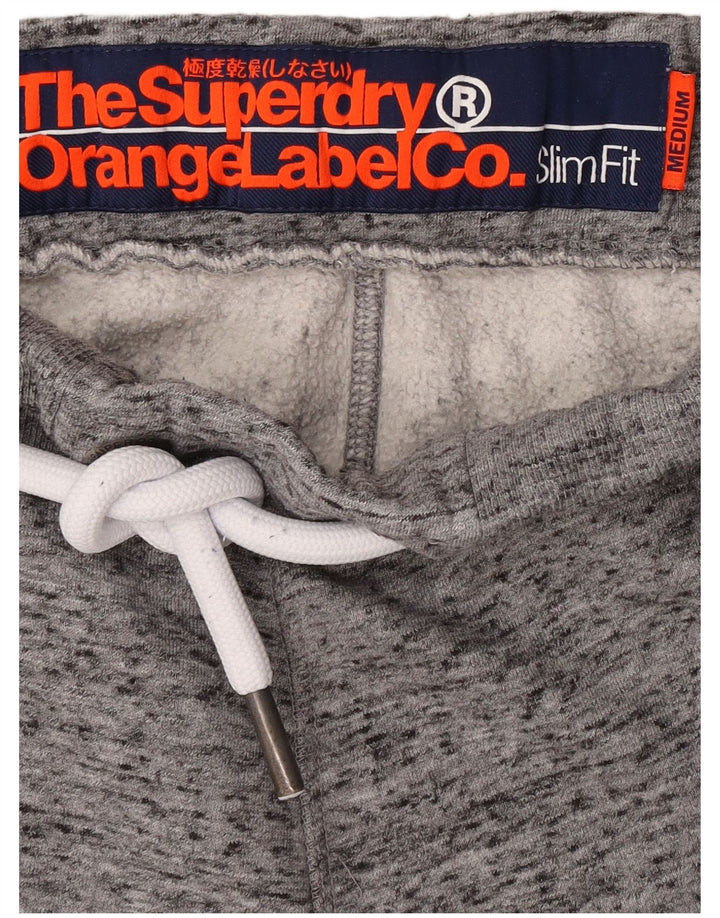 Superdry Pantalones de chándal para mujer Joggers UK 42 Gris medio moteado