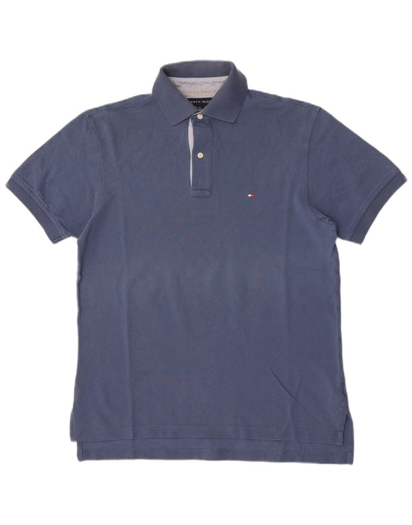 Polo Tommy Hilfiger para hombre pequeño de algodón azul marino