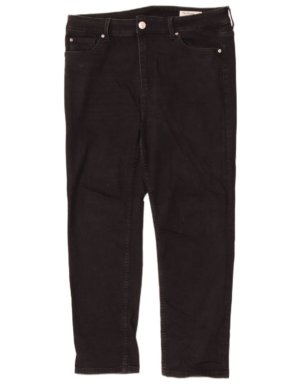Marks & Spencer Jeans rectos The Sienna para mujer UK 46 Large W34 L28 Negro