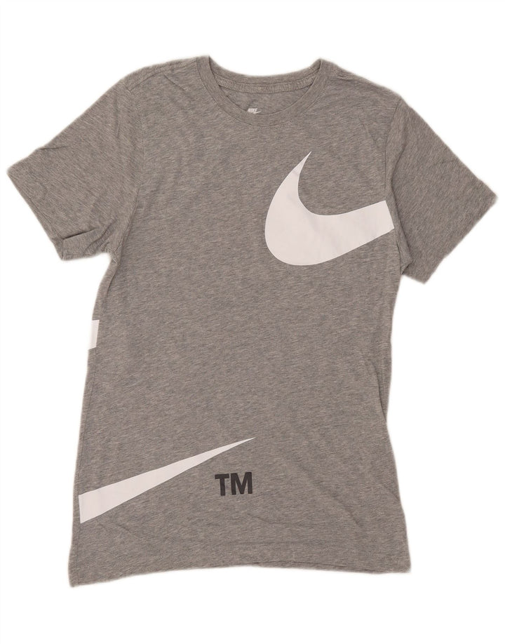 Nike Camiseta gráfica para hombre Top XS Gris Algodón