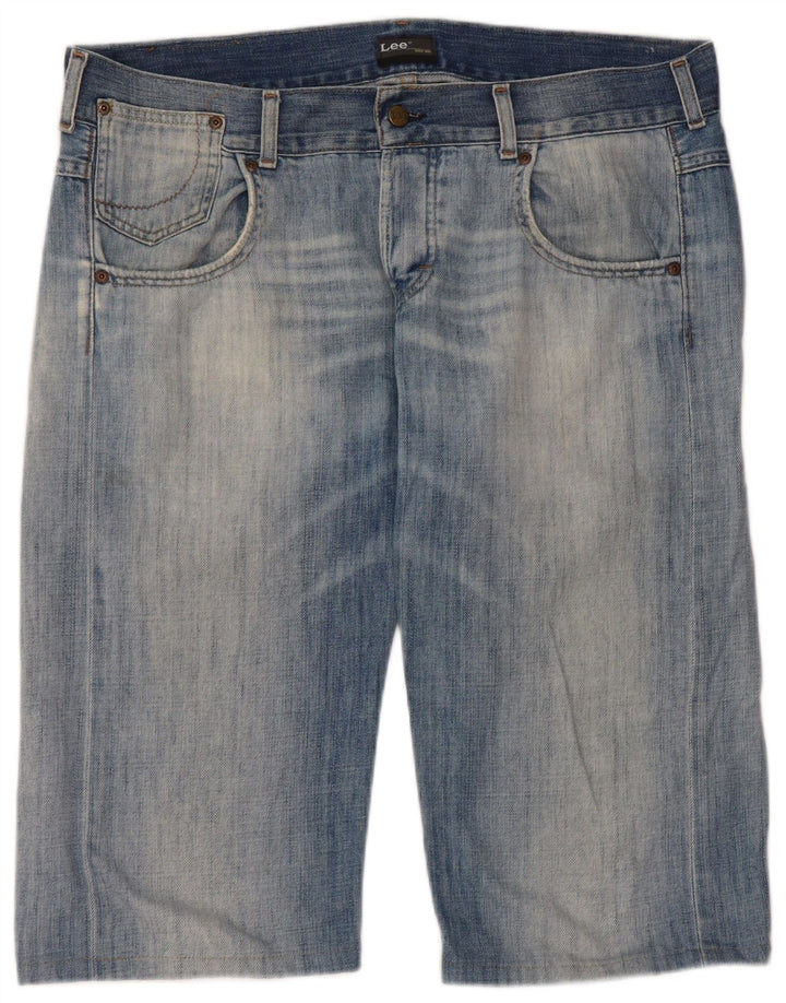 Lee Bermudas para Hombre Pantalones Cortos de Mezclilla W34 Algodón Azul Grande