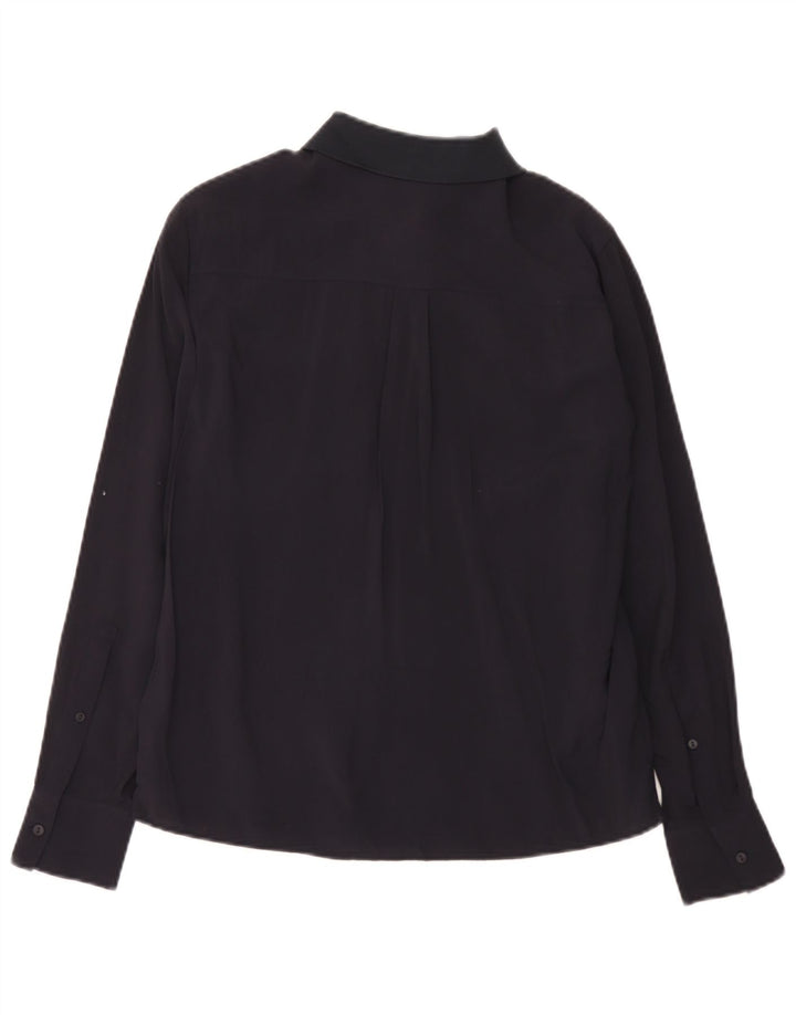 Camisa Lacoste Mujer Talla 36 Pequeña Viscosa Negra