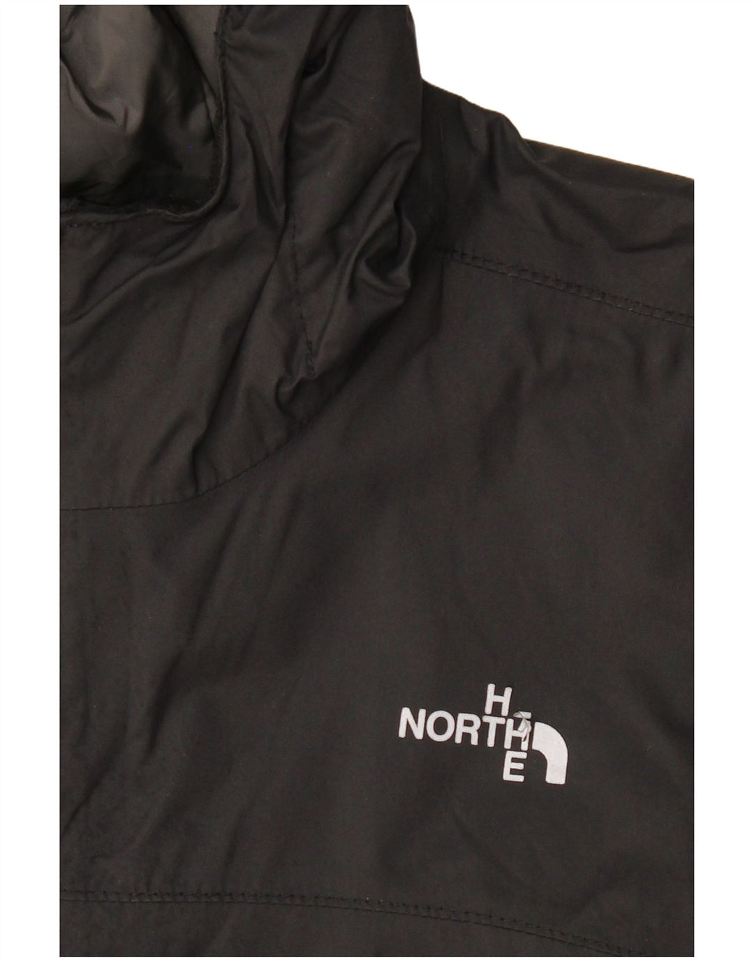THE NORTH FACE Chaqueta impermeable con capucha para niños 11-12 años Grande Poliéster negro