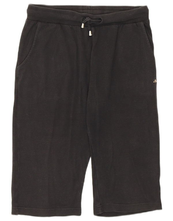 Ellesse Bermudas deportivas para mujer UK 10 Small Algodón negro