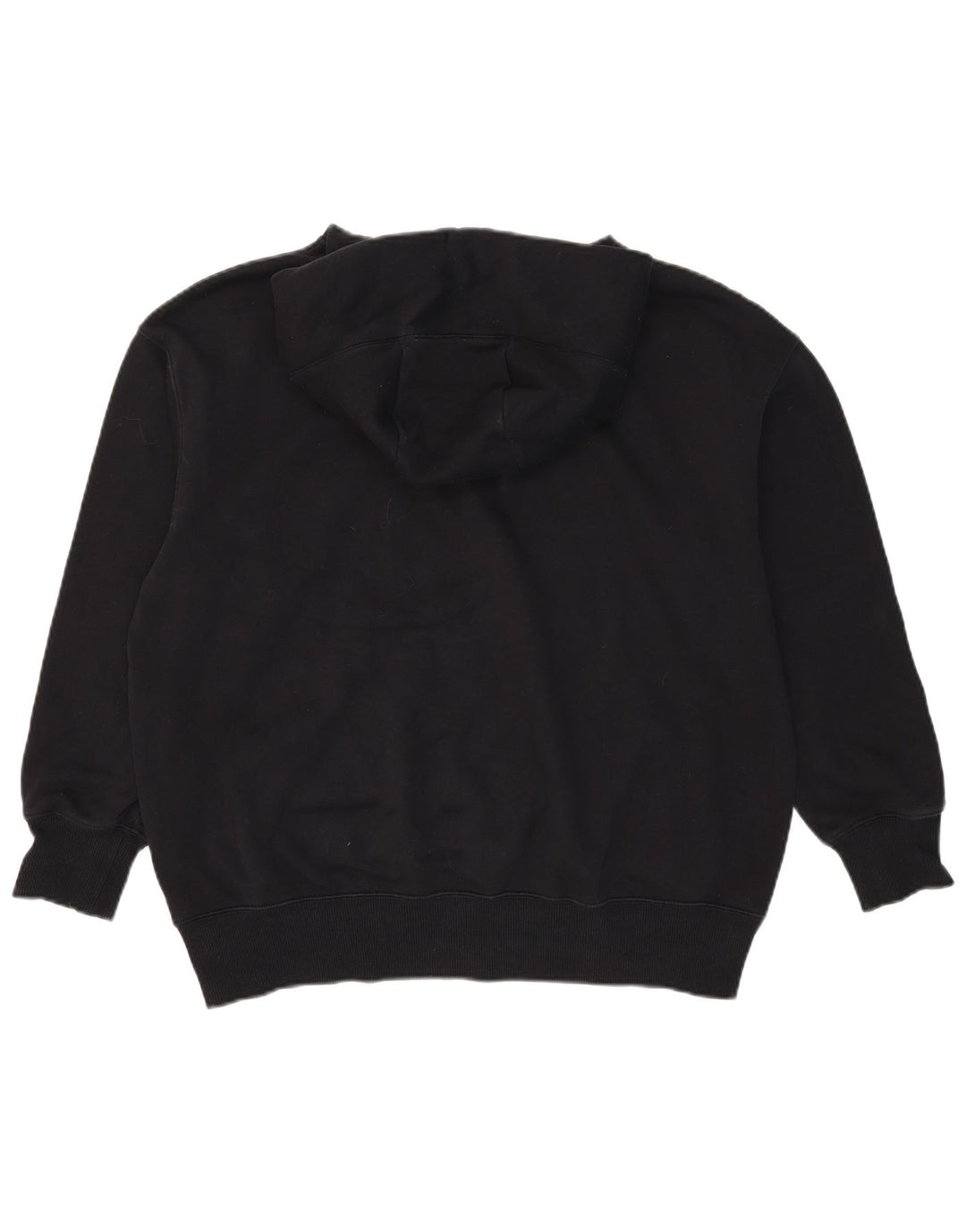 Nike Jersey con capucha extragrande para hombre, talla pequeña, algodón negro
