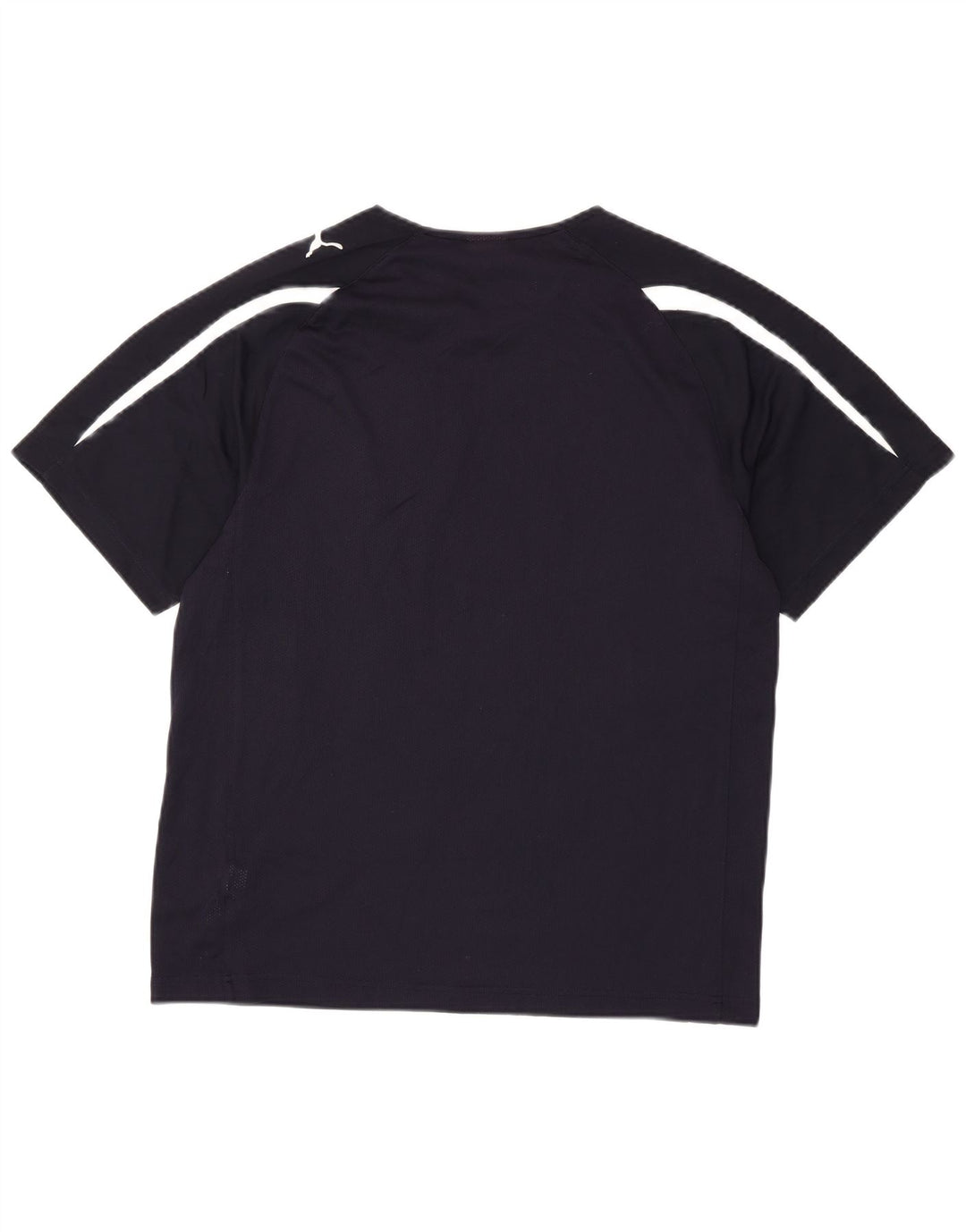 PUMA Camiseta gráfica para hombre Top Medium Azul marino Colorblock Poliéster