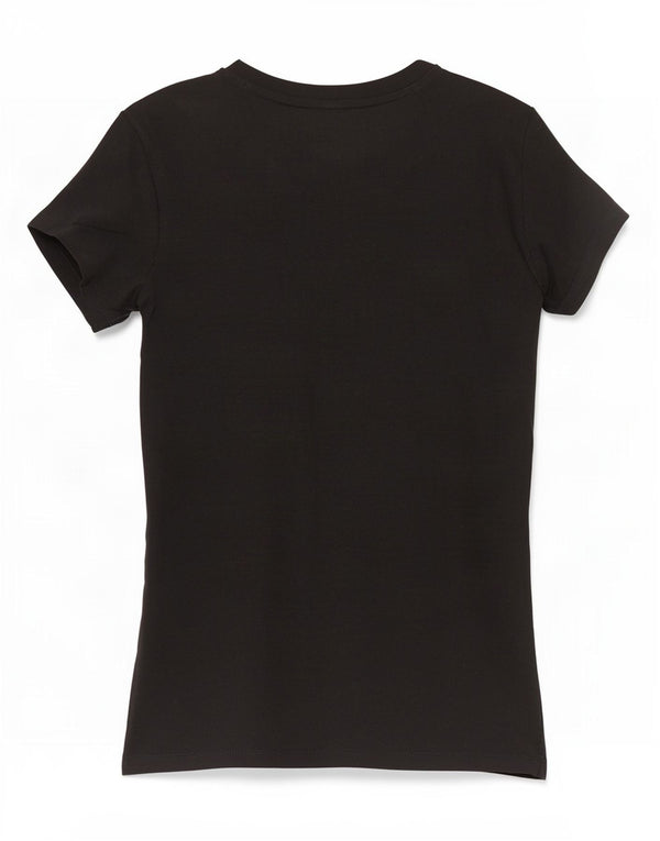 Guess Camiseta Mujer Top UK 4 XS Negro Algodón