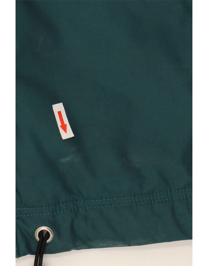 Chaqueta cortavientos con capucha para hombre Ellesse UK 38 Medium Green Colourblock