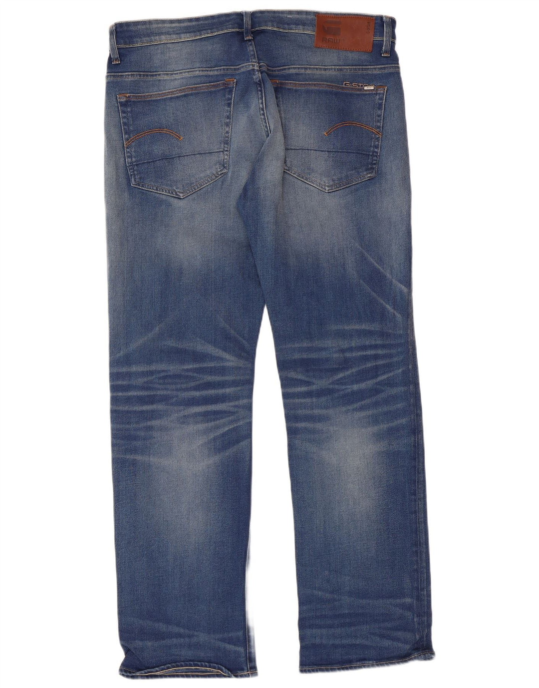G-STAR Vaqueros rectos 3301 para hombre W35 L32 Algodón azul