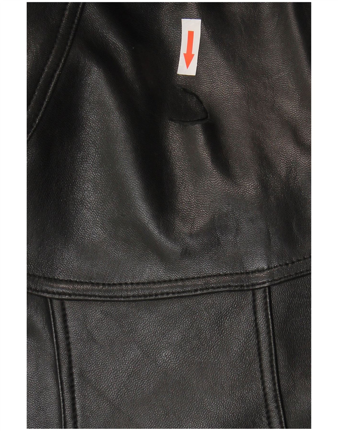 Canda Chaqueta de cuero para hombre UK 40 Large Cuero negro