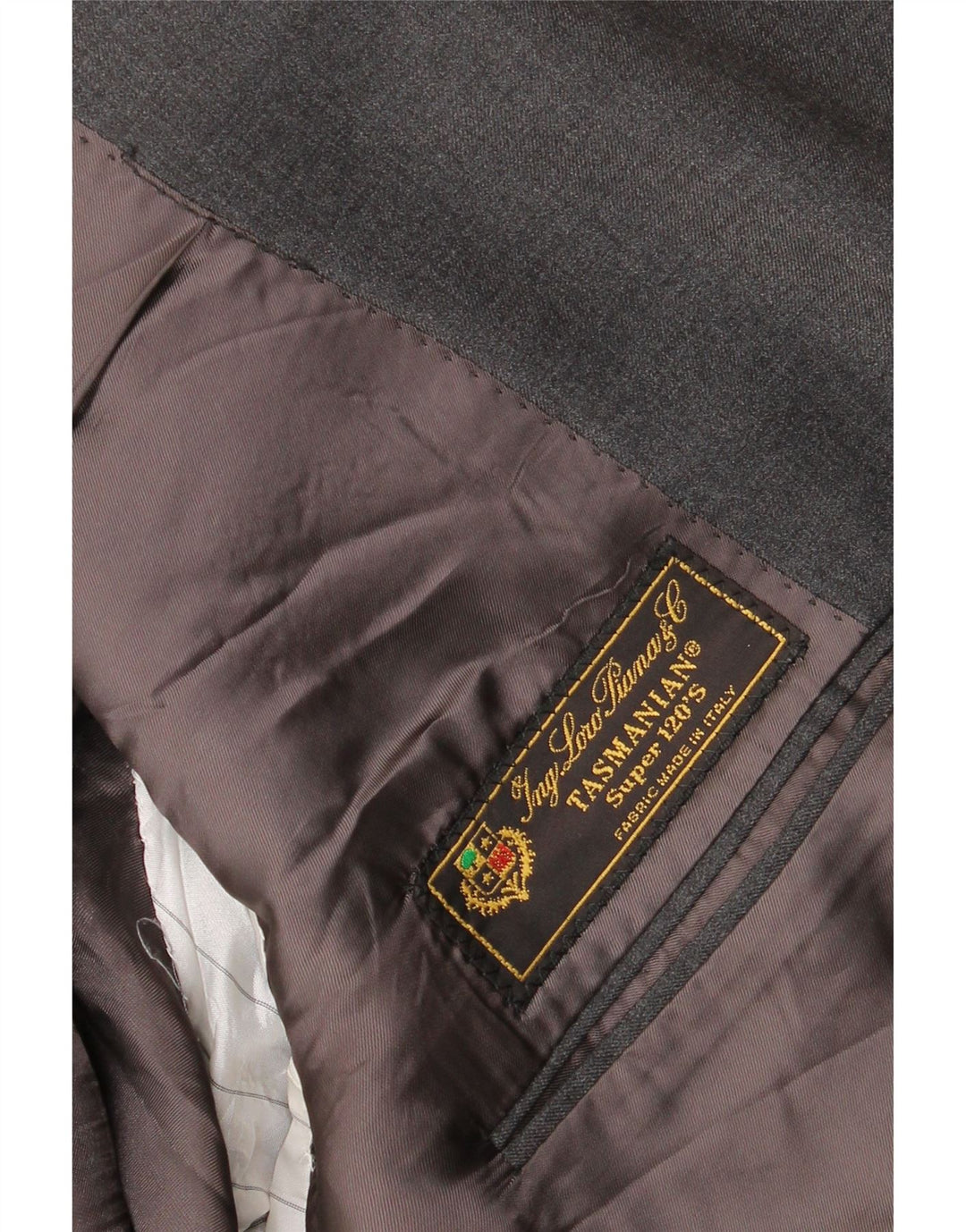 Chaqueta tipo blazer de 2 botones para hombre de Tasmania IT 52 XL Lana gris