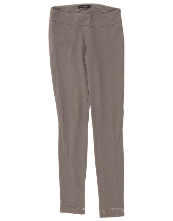 Miss Blumarine Pantalones informales ajustados para niña 13-14 años W28 L30 Gris