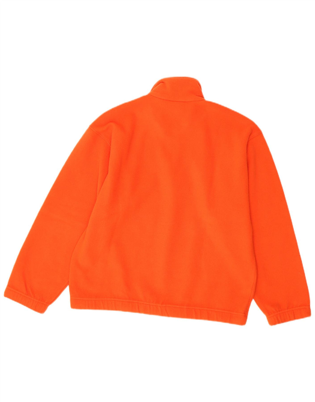 Sergio Tacchini Jersey De Forro Polar Con Cremallera Para Hombre Pequeño Poliéster Naranja