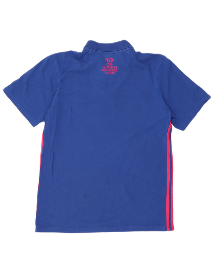 Adidas Polo Gráfico Para Hombre Algodón Azul Medio