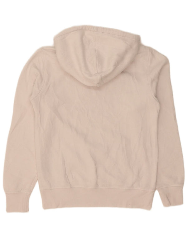 Champion Sudadera con capucha gráfica para mujer UK 10 Small White Cotton