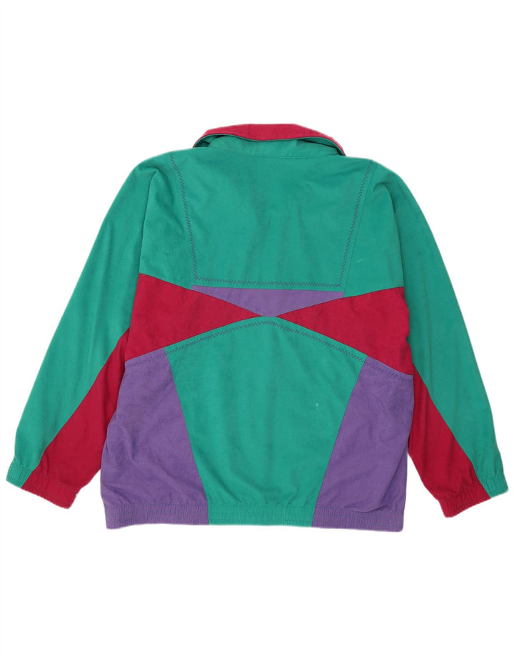 Lotto Mujer Chándal Top Chaqueta XL Multicolor Colorblock Retro