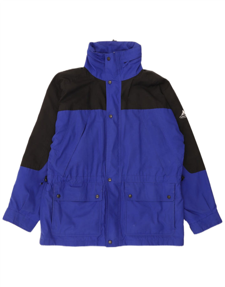 Chaqueta cortavientos Vaude para hombre ES 38 Azul medio Poliéster con bloques de color