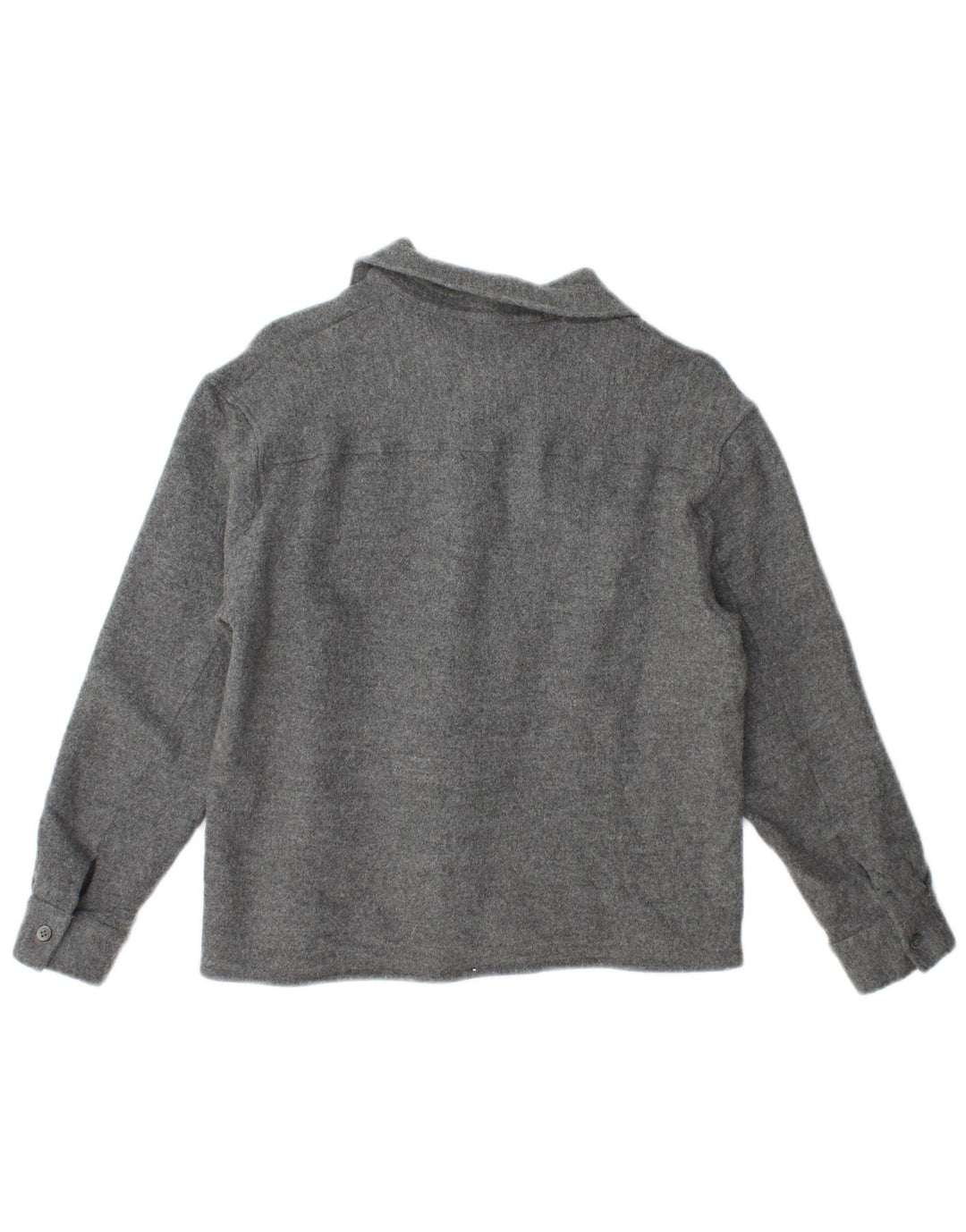 Camisa de franela de leñador de ajuste relajado para mujer Cos UK 44 Gris medio