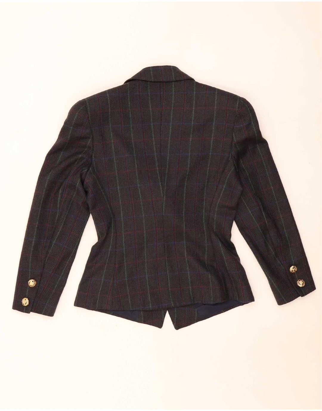 Conjunto de falda vintage de 2 piezas para mujer IT 42 Medium W26 Brown Check