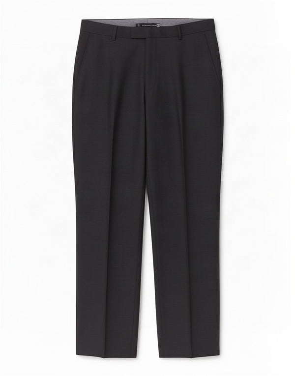 Joop Pantalón de traje recto para hombre IT 48 Medium W32 L30 Lana virgen azul marino