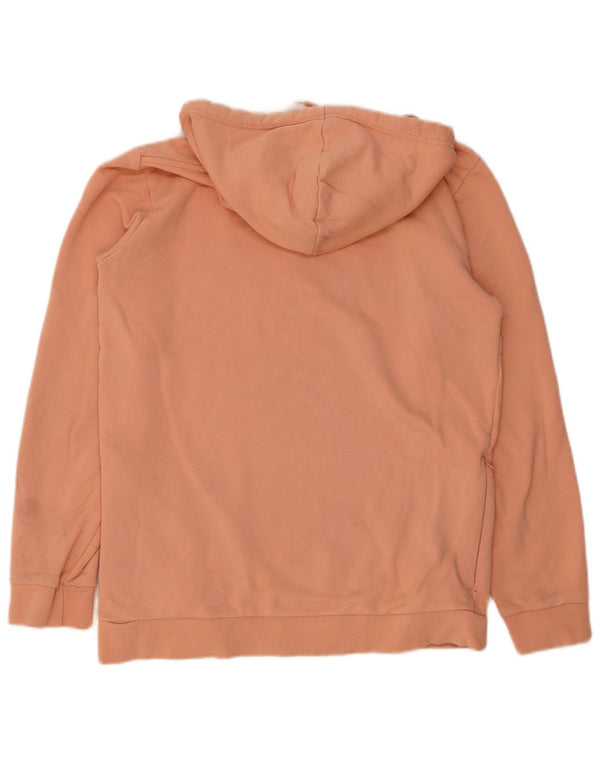 Adidas - Sudadera con capucha gráfica para mujer, talla 40, color rosa mediano