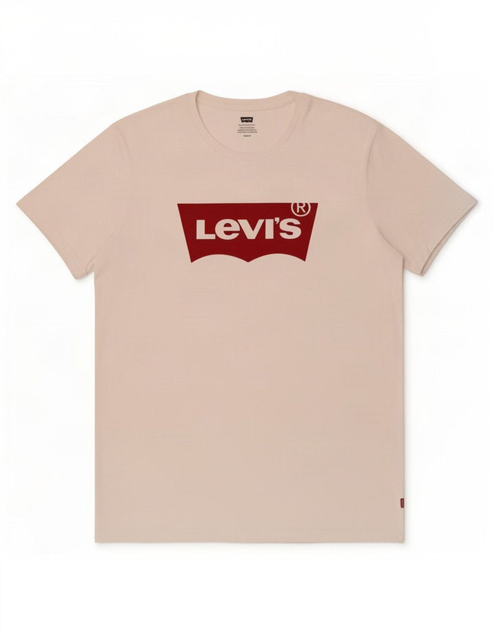 Levi's Camiseta gráfica para hombre Top mediano de algodón blanco