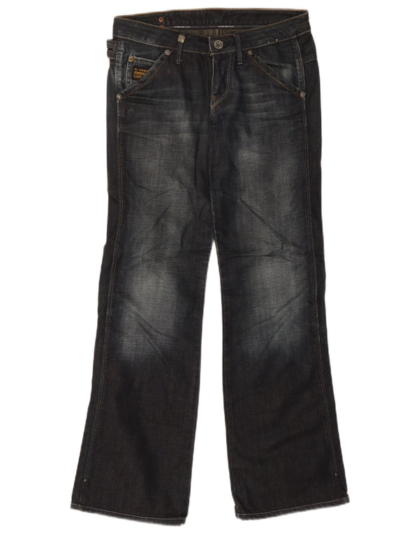 Vaqueros Bootcut De Mujer G-Star W25 L29 Algodón Color Block Azul Marino