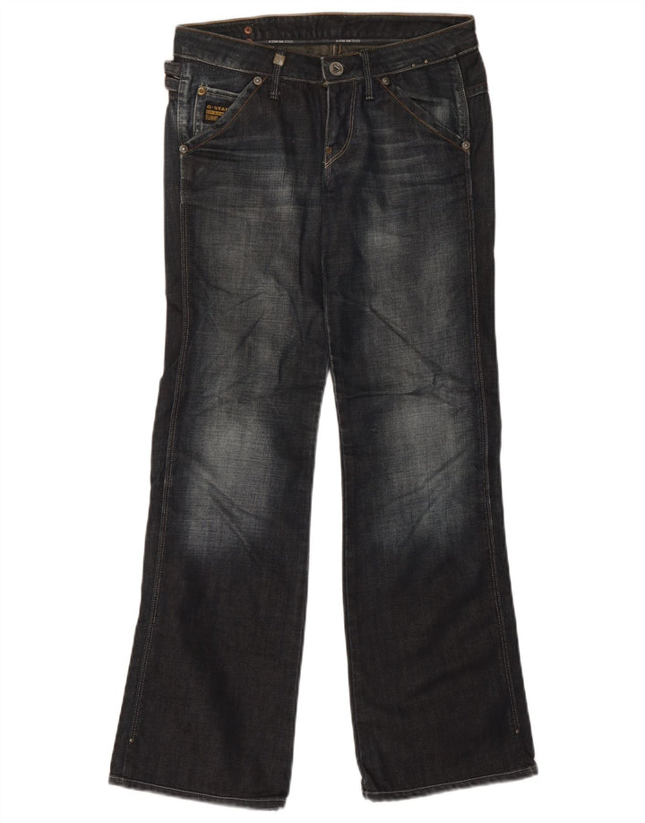Vaqueros Bootcut De Mujer G-Star W25 L29 Algodón Color Block Azul Marino
