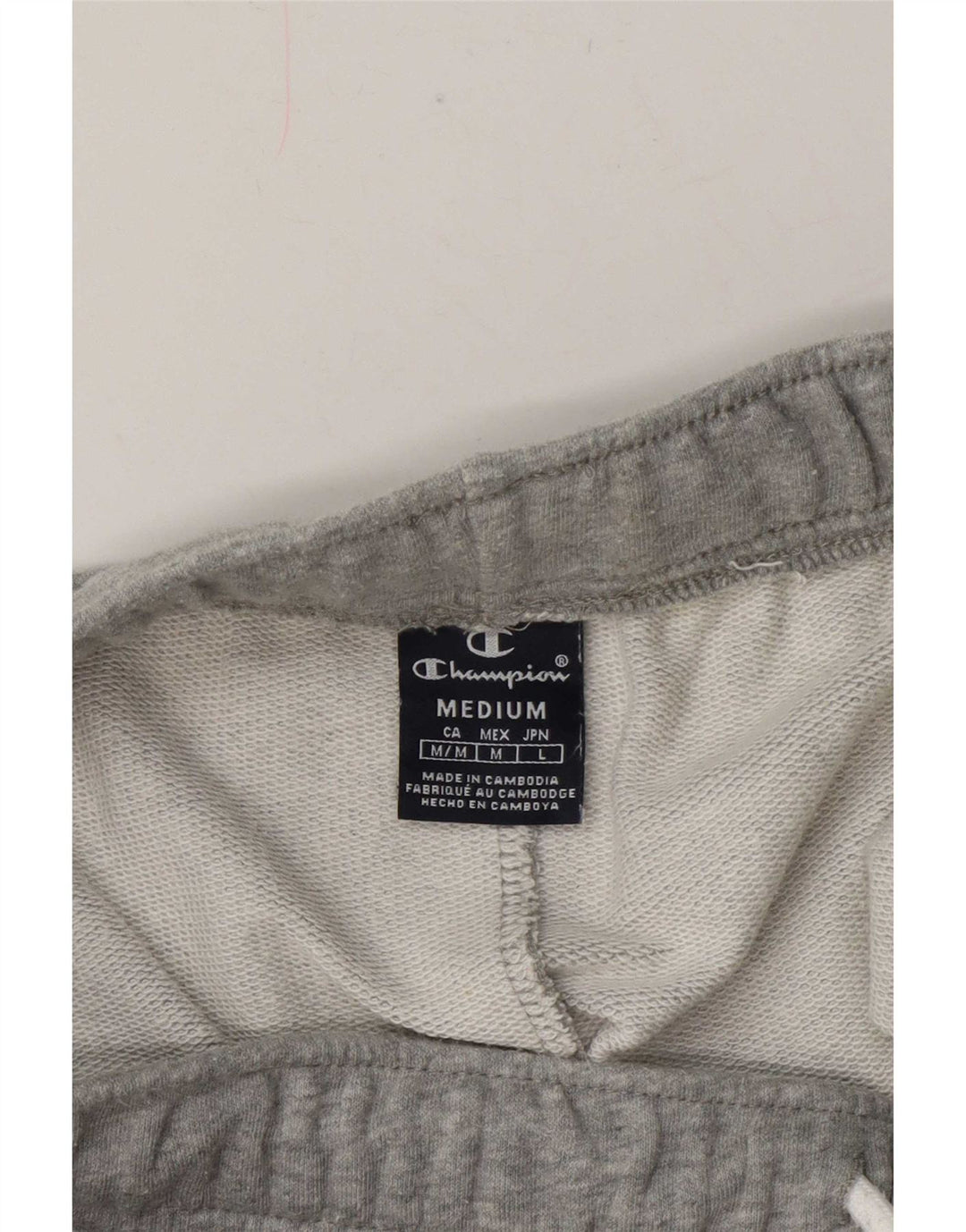 Champion Shorts Deportivos Para Hombre Gris Medio Moteado