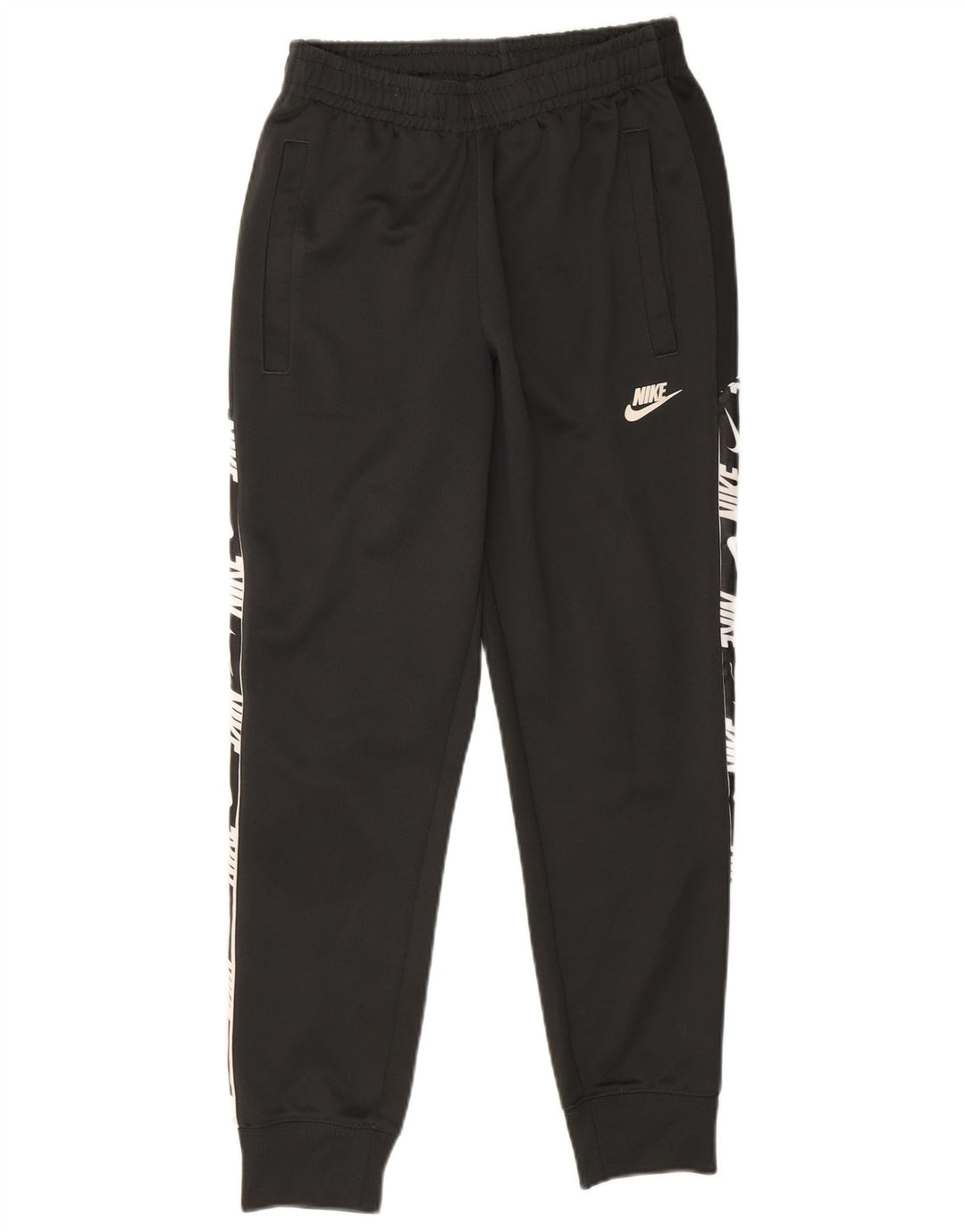 Nike Hombre Pantalones De Chándal Gráfico Joggers XS Negro Poliéster