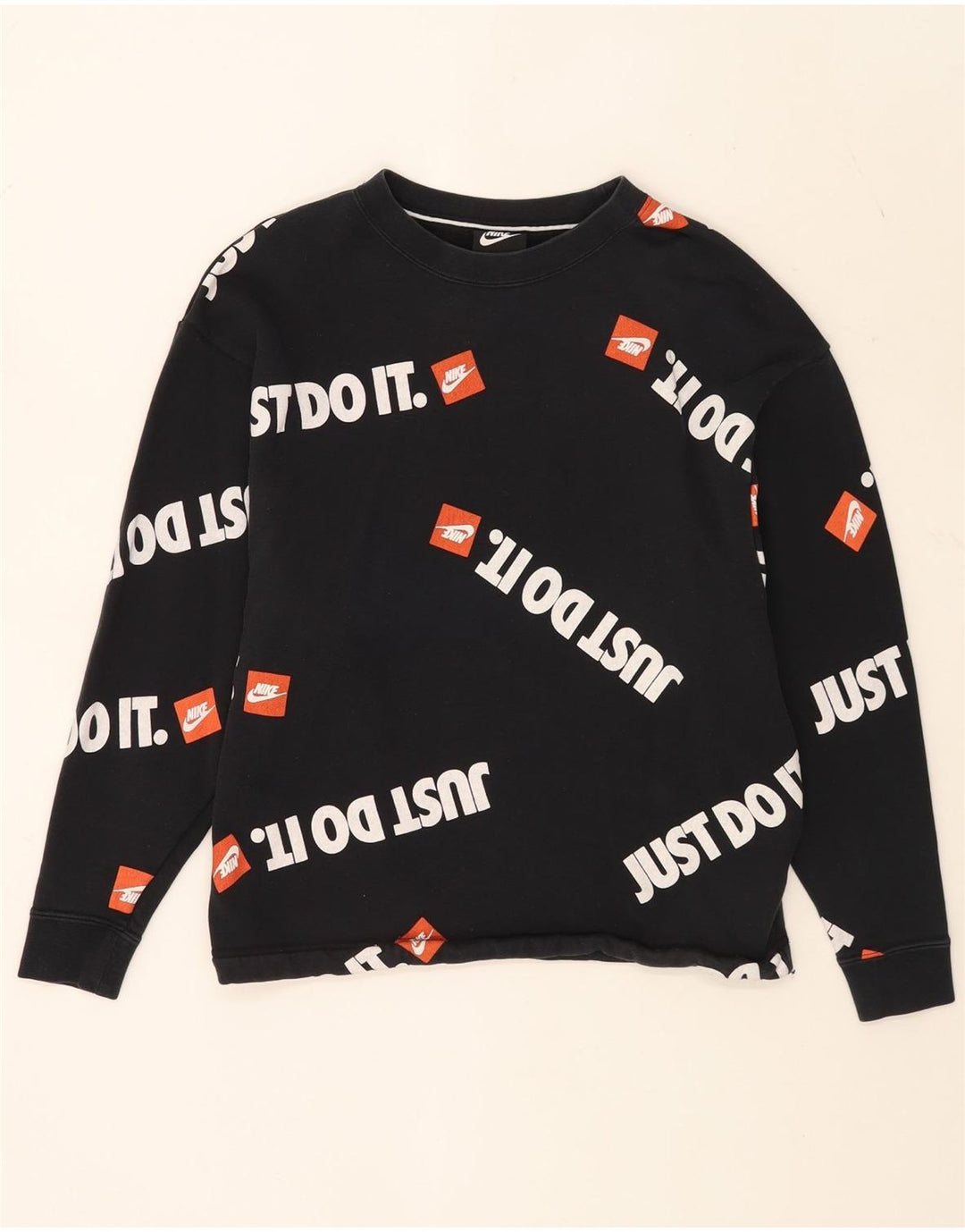 Nike Sudadera con capucha y gráfico para hombre, jersey pequeño de algodón negro