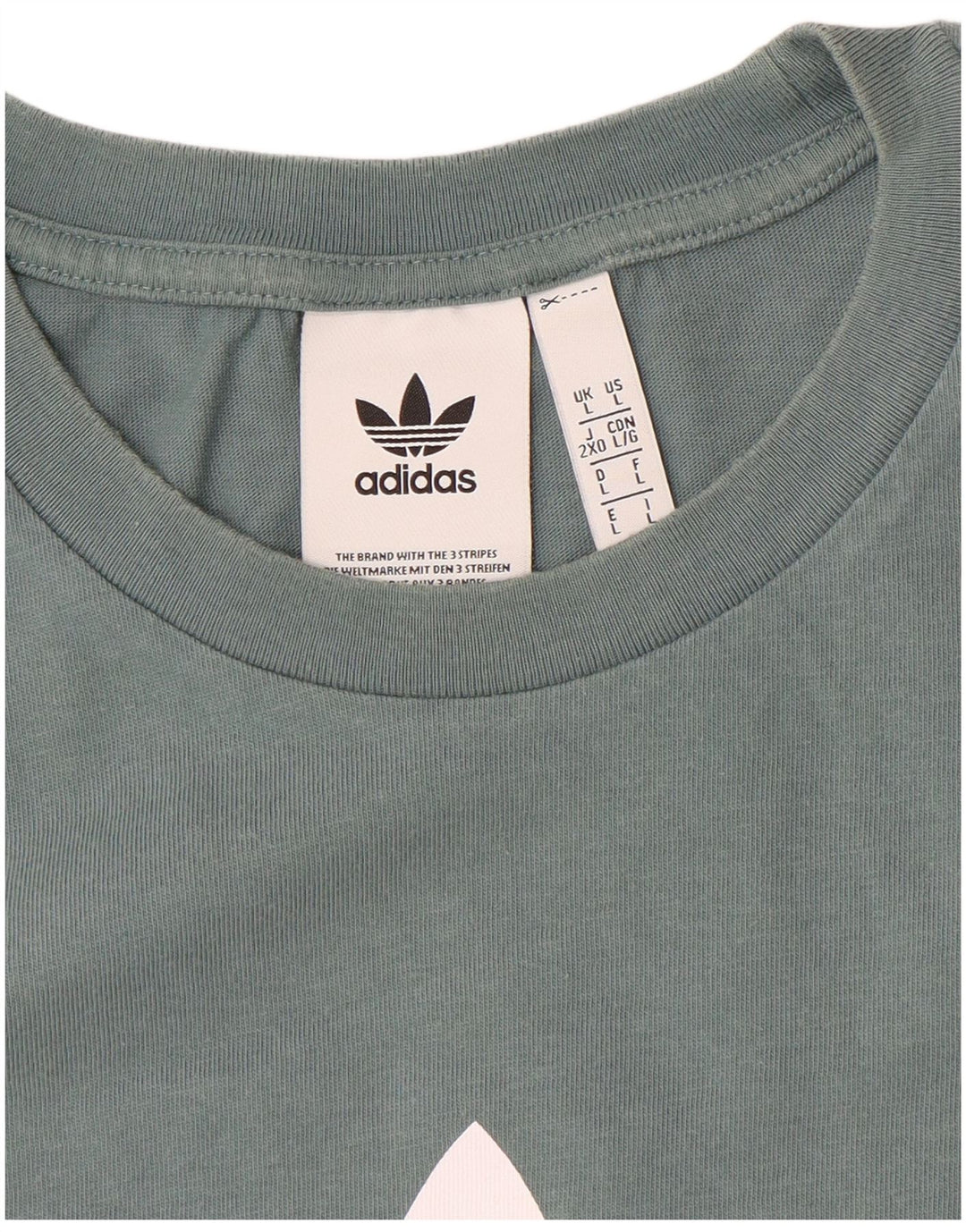 ADIDAS Camiseta gráfica para hombre Top grande azul