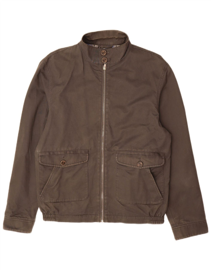 Marks & Spencer Chaqueta Bomber Azul Harbor para Hombre UK 38 Gris Medio