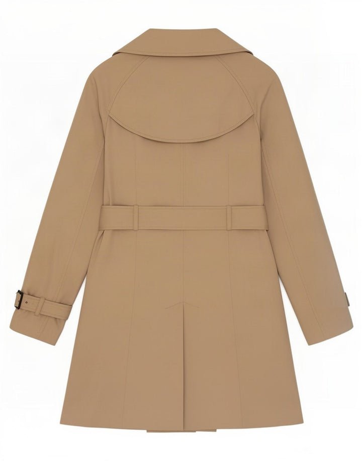 Zara Mujer Gabardina UK 6 XS Beige Poliéster