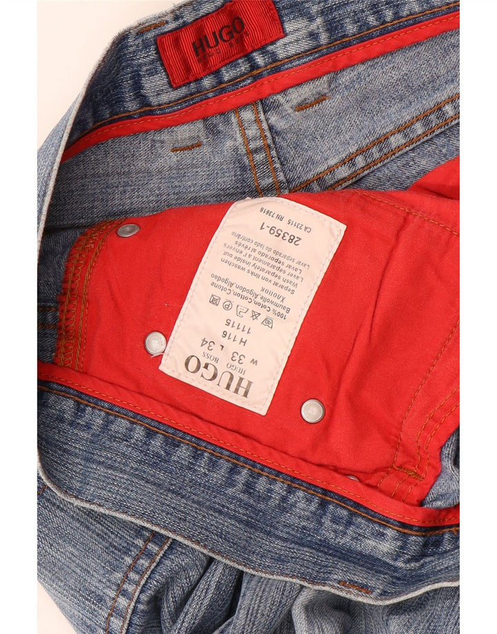 HUGO BOSS Vaqueros Bootcut para hombre W34 L30 Algodón azul