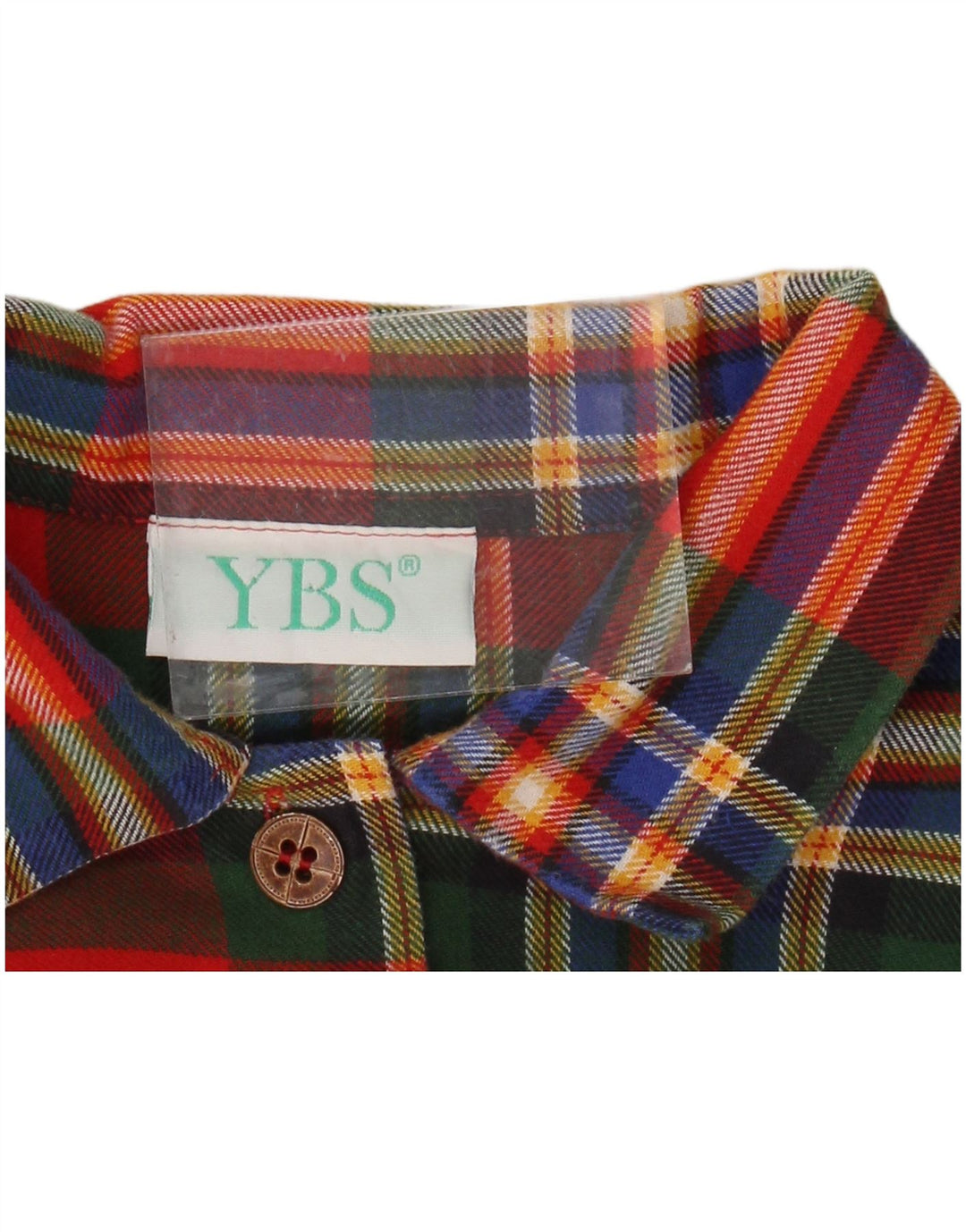 VINTAGE Vestido camisero gráfico de gran tamaño para mujer Reino Unido 14 Cheque rojo medio