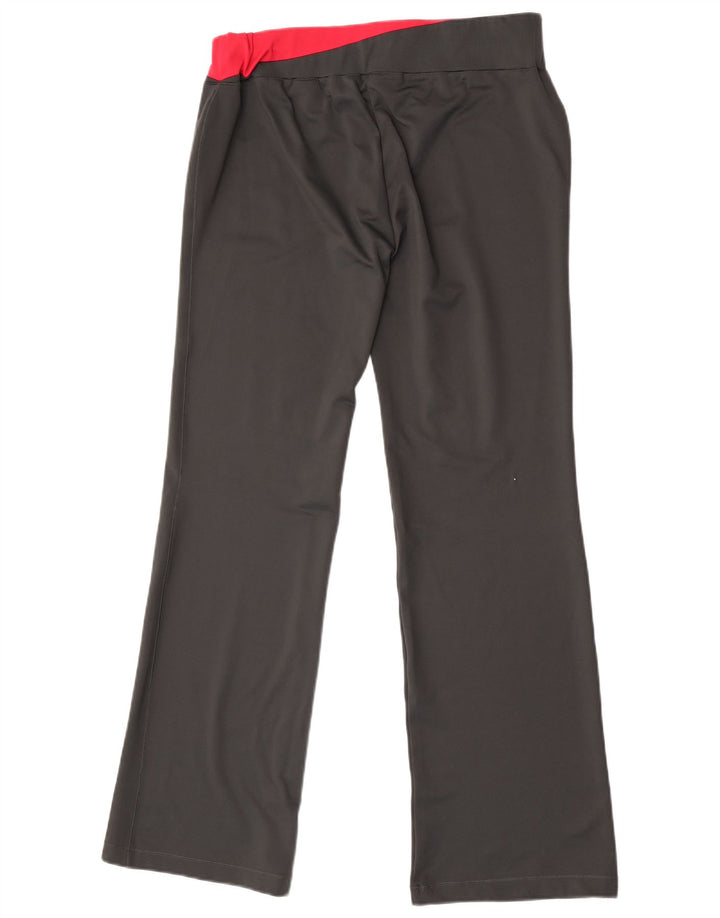 Reebok - Pantalones de chándal para mujer, talla 40, poliéster gris grande