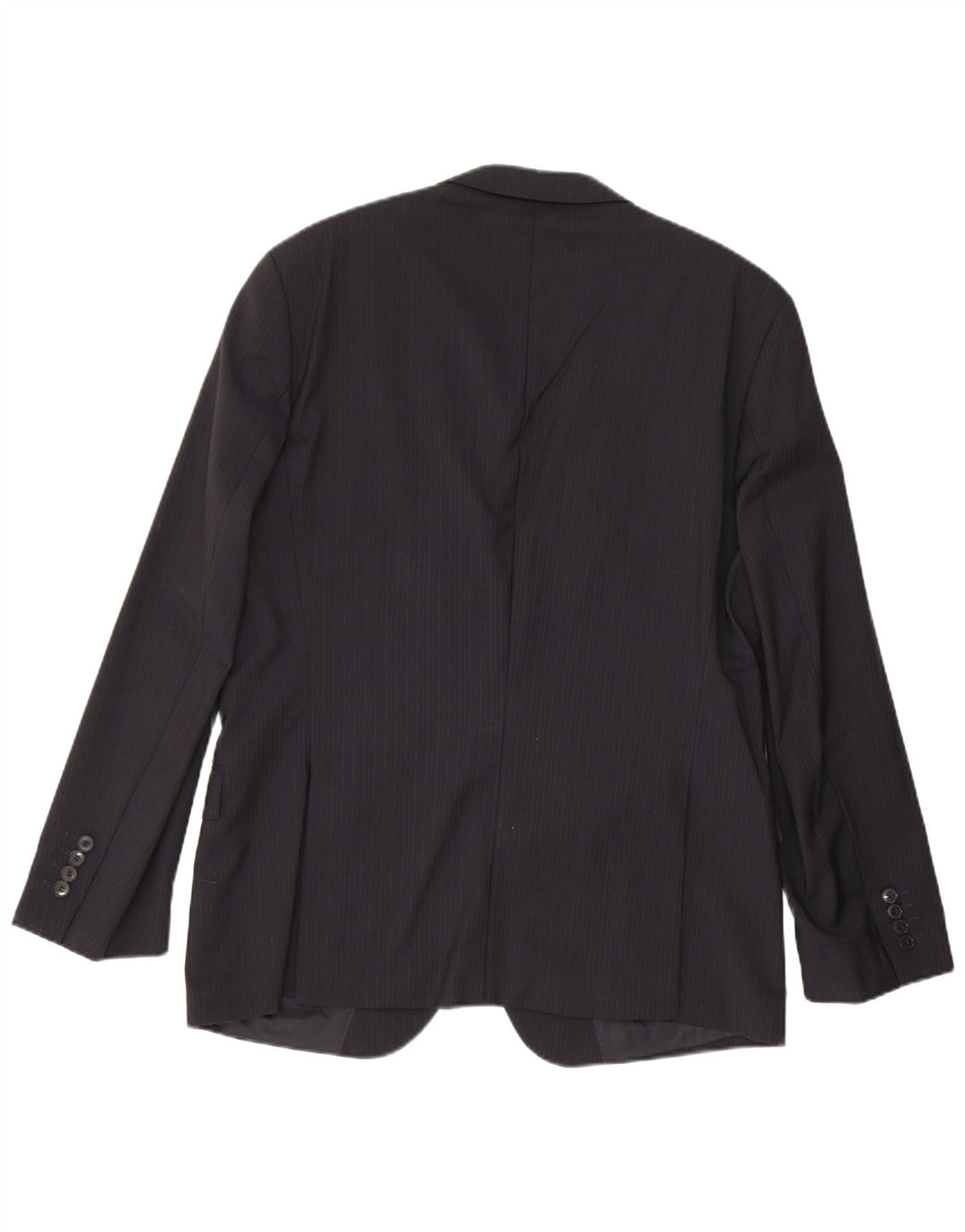 Hugo Boss Chaqueta tipo blazer de 2 botones para hombre UK 54 2XL Azul marino a rayas