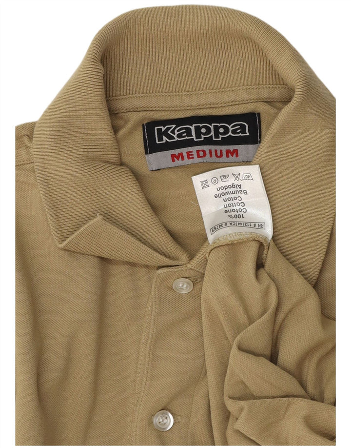 Polo Kappa Hombre Algodón Caqui Medio