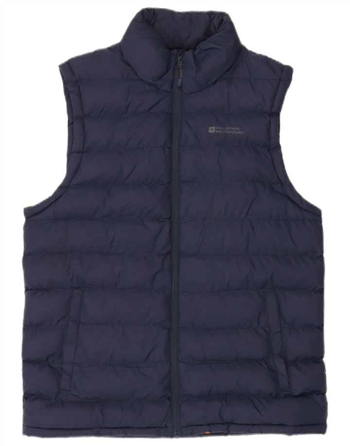 Chaleco acolchado para hombre Mountain Warehouse UK 38 Medium Azul marino Poliamida