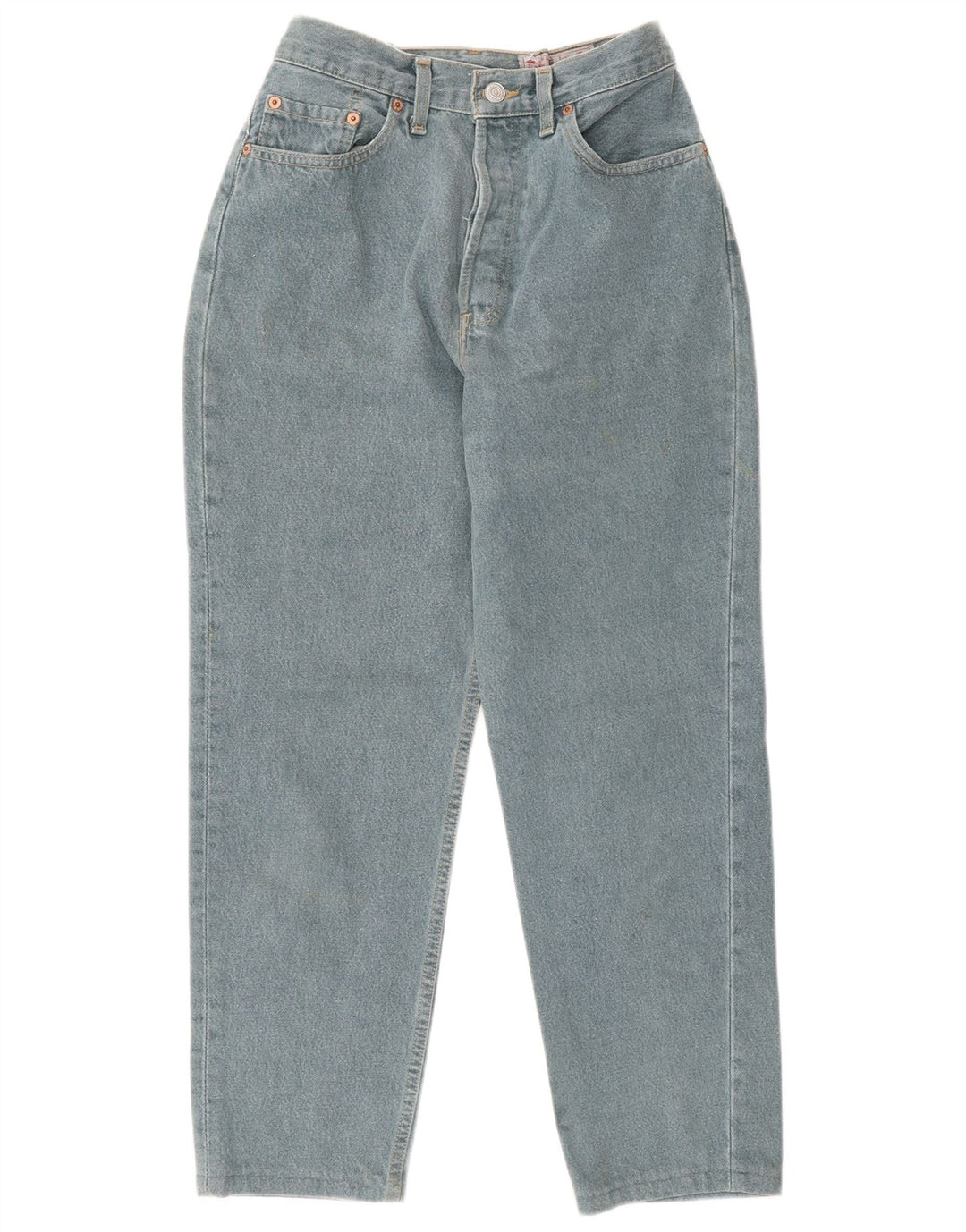 Vaqueros cónicos vintage para mujer W25 L26 azul
