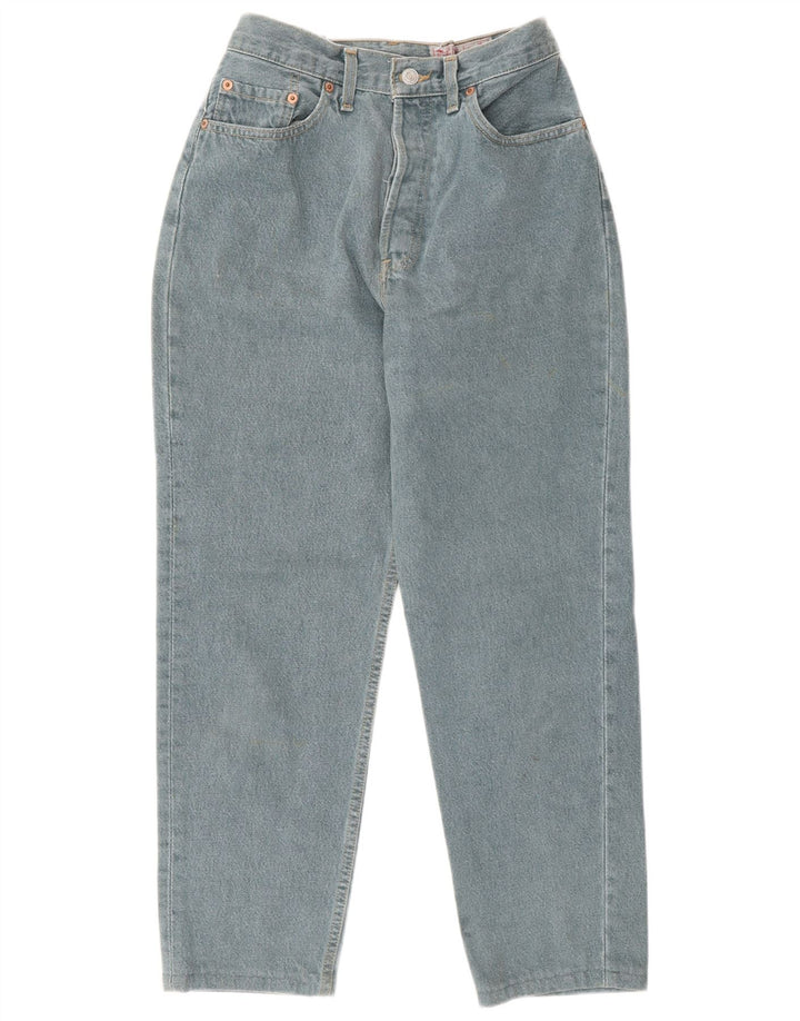 Vaqueros cónicos vintage para mujer W25 L26 azul