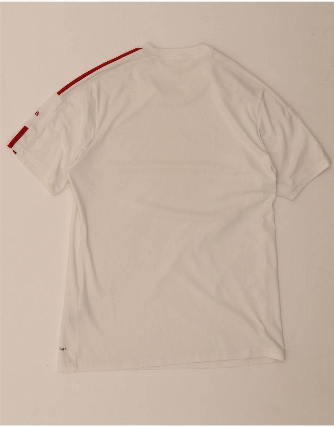 Adidas Hombre Aeroready Camiseta Top Medio Blanco Poliéster