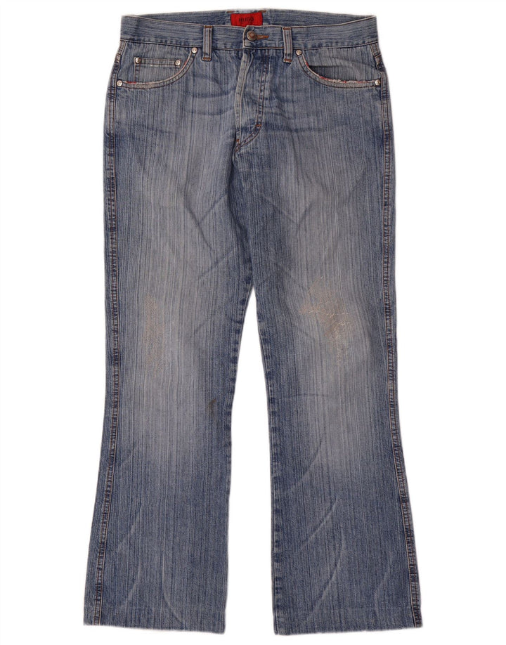 HUGO BOSS Vaqueros Bootcut para hombre W34 L30 Algodón azul