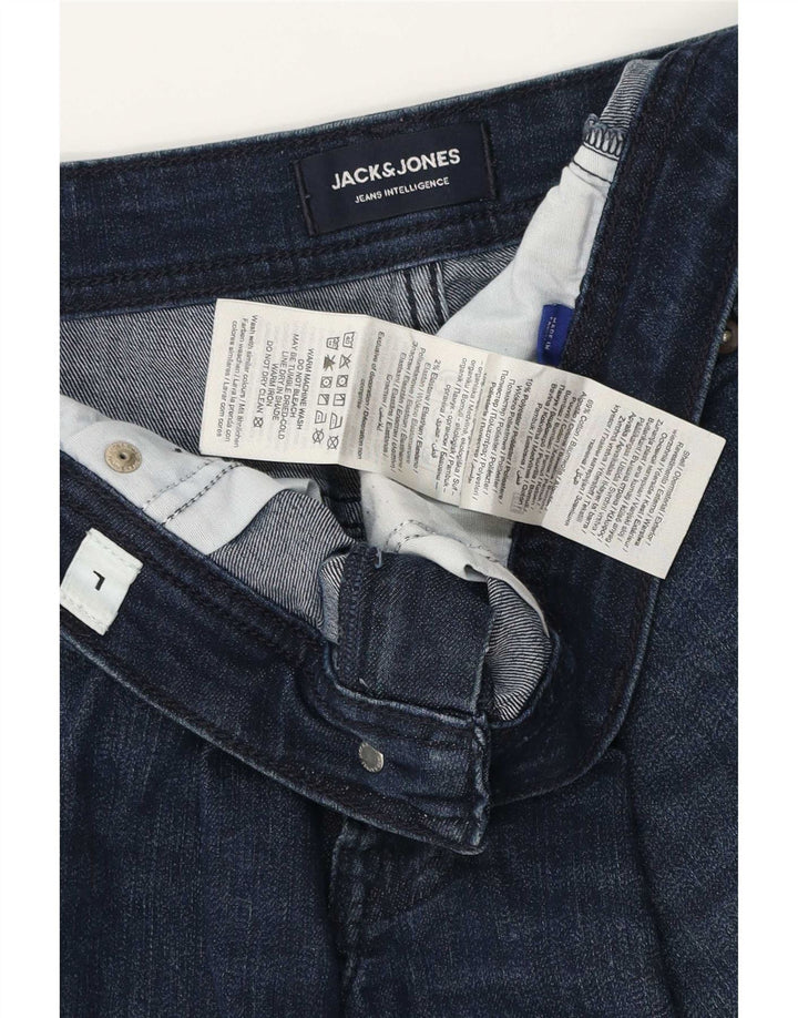Jack & Jones Mens Liam Denim Shorts Large W34 Azul Marino Algodón