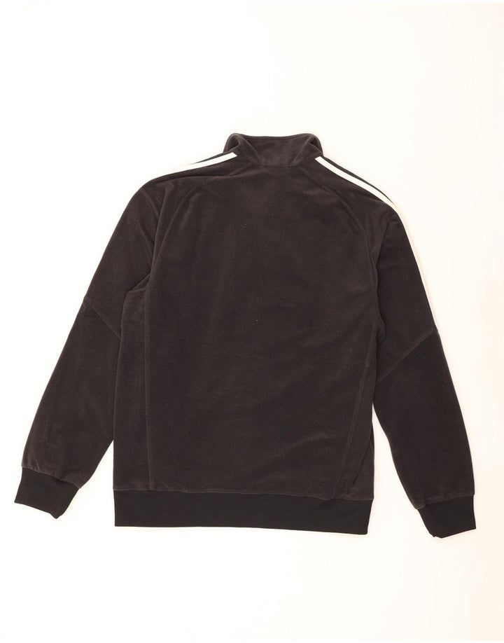 Adidas Chaqueta polar para hombre UK 38 Mediana Negro Poliéster