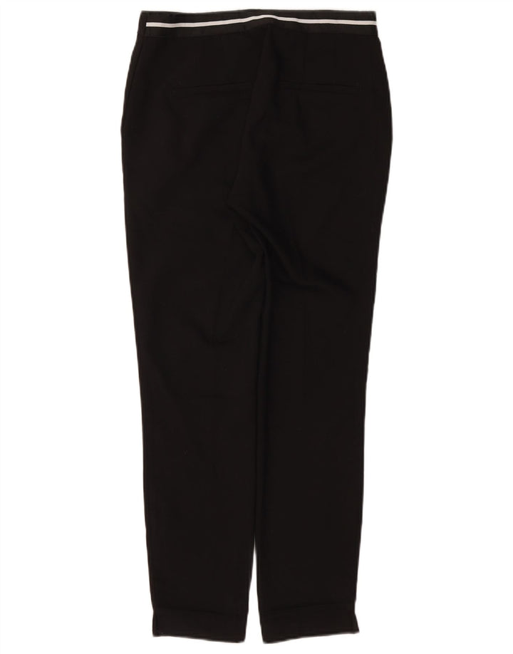 Zara Mujer Pantalones Chinos Slim Small W26 L26 Negro