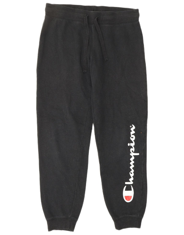 CHAMPION Pantalones de chándal gráficos para mujer Joggers UK 44 Mediano Negro