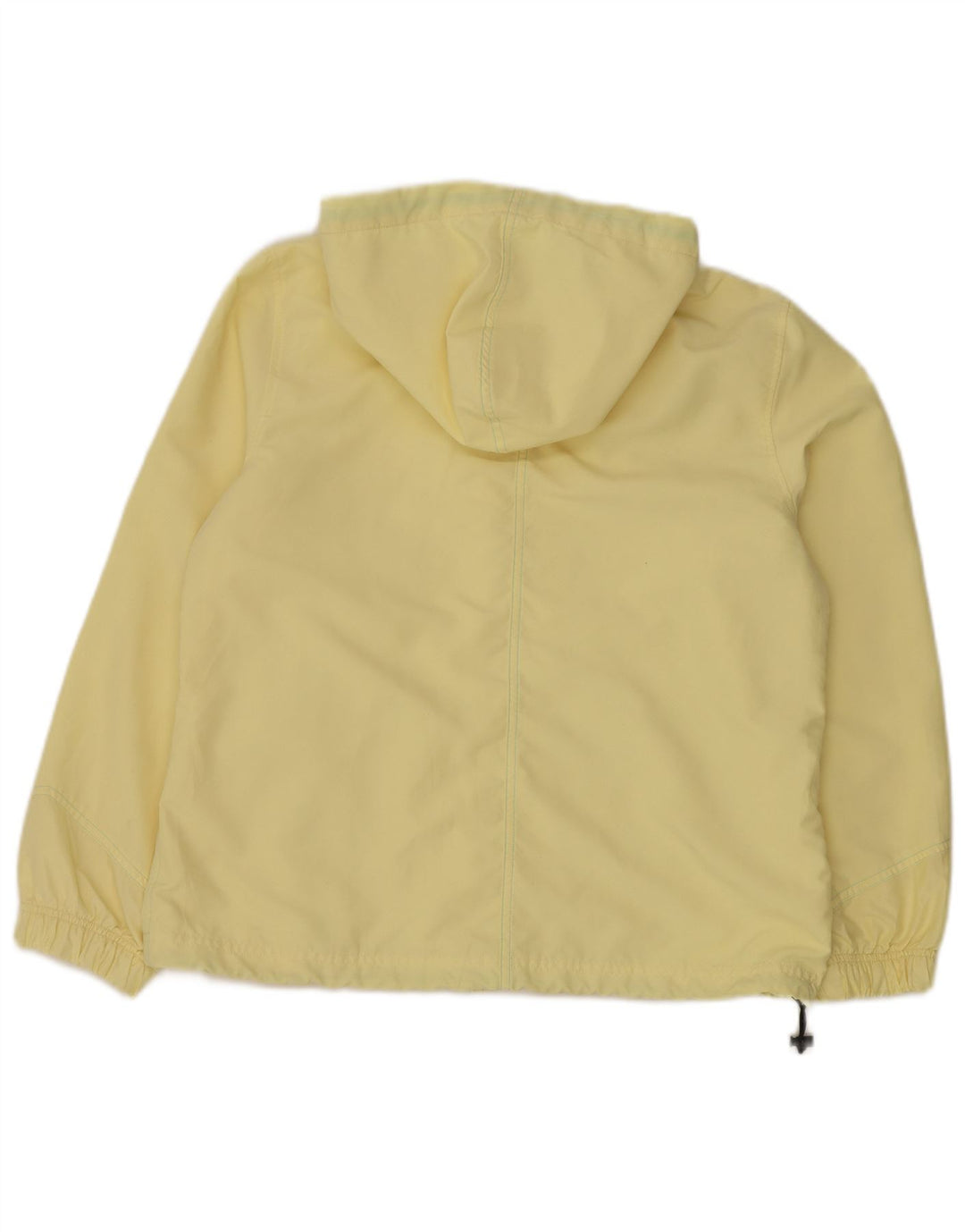 Reebok Chaqueta impermeable con capucha para mujer UK 40 Grande Poliéster amarillo
