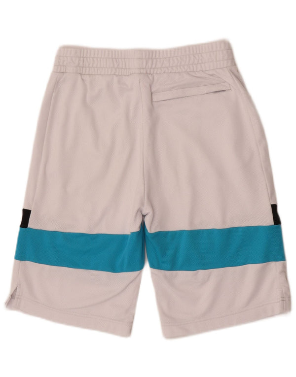 Kappa Hombre Shorts Deportivos Small Blanco Colorblock